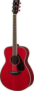 Yamaha FS820 Ruby Red Concert Acoustic Guitar – Warm Mahogany Tone & Comfortable Playability
