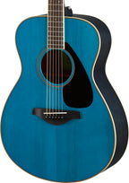 Yamaha FS820 Turquoise Concert Acoustic Guitar – Warm Mahogany Tone & Comfortable Playability