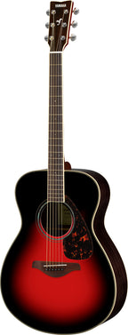 Yamaha FS830 Dusk Sun Red Concert Acoustic Guitar – Rich Rosewood Tone & Comfortable Playability