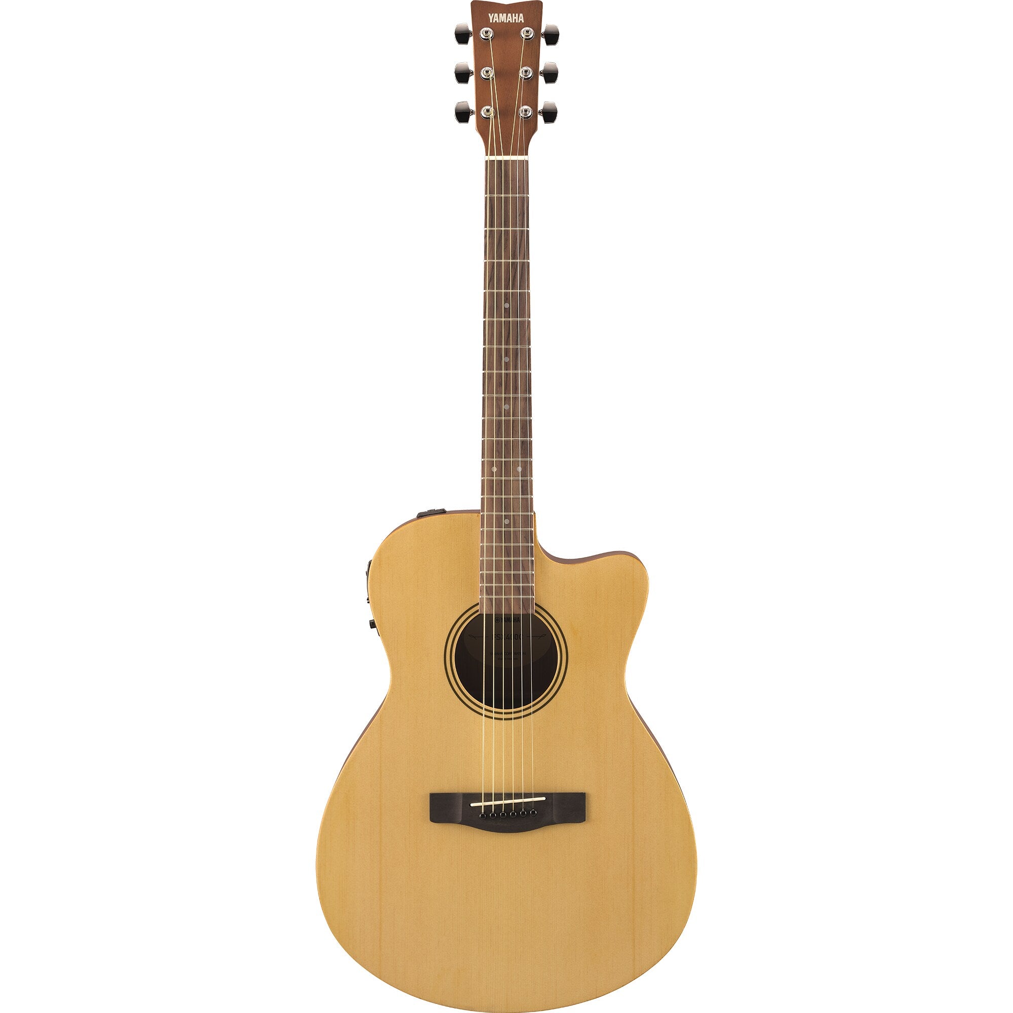 Yamaha FSX400C Natural Satin Acoustic-Electric Guitar – Compact Comfort & Stage-Ready Clarity