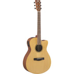Yamaha FSX400C Natural Satin Acoustic-Electric Guitar – Compact Comfort & Stage-Ready Clarity