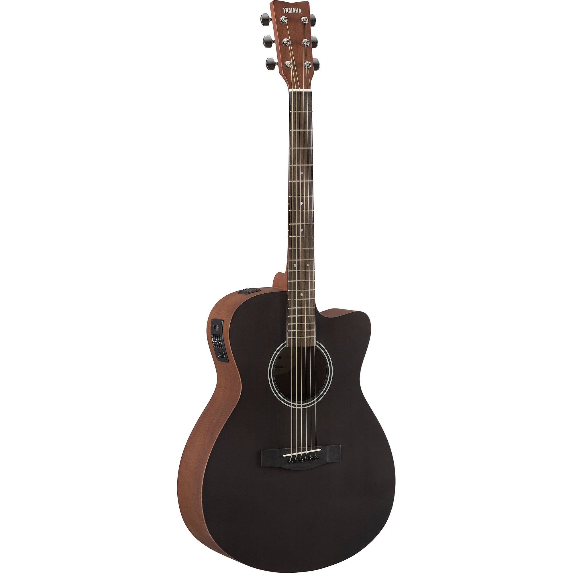 Yamaha FSX400C Smoky Black Acoustic-Electric Guitar – Compact Comfort & Stage-Ready Clarity