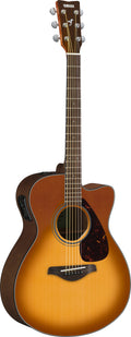 Yamaha FSX800C Sand Burst Concert Cutaway Acoustic-Electric Guitar – Balanced Tone & Stage-Ready Comfort