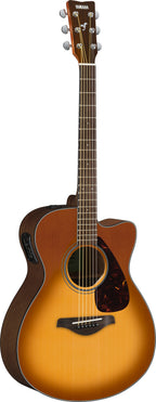 Yamaha FSX800C Sand Burst Concert Cutaway Acoustic-Electric Guitar – Balanced Tone & Stage-Ready Comfort