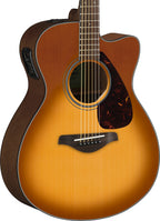 Yamaha FSX800C Sand Burst Concert Cutaway Acoustic-Electric Guitar – Balanced Tone & Stage-Ready Comfort