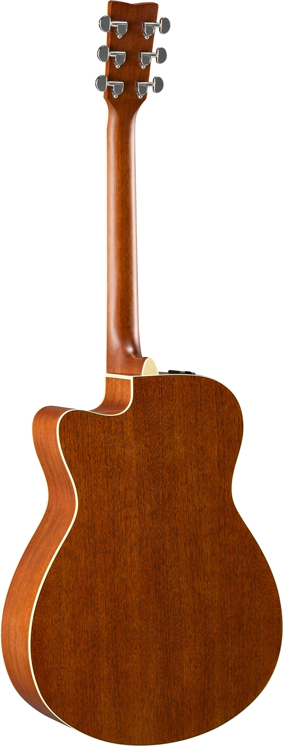 Yamaha FSX820C Brown Sunburst Mahogany Concert Cutaway Acoustic-Electric Guitar – Warm Tone & Stage-Ready Comfort