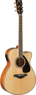 Yamaha FSX820C Natural Mahogany Concert Cutaway Acoustic-Electric Guitar – Warm Tone & Stage-Ready Comfort
