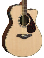Yamaha FSX830C Natural Concert Cutaway Acoustic-Electric Guitar – Rich Rosewood Tone & Stage-Ready Performance