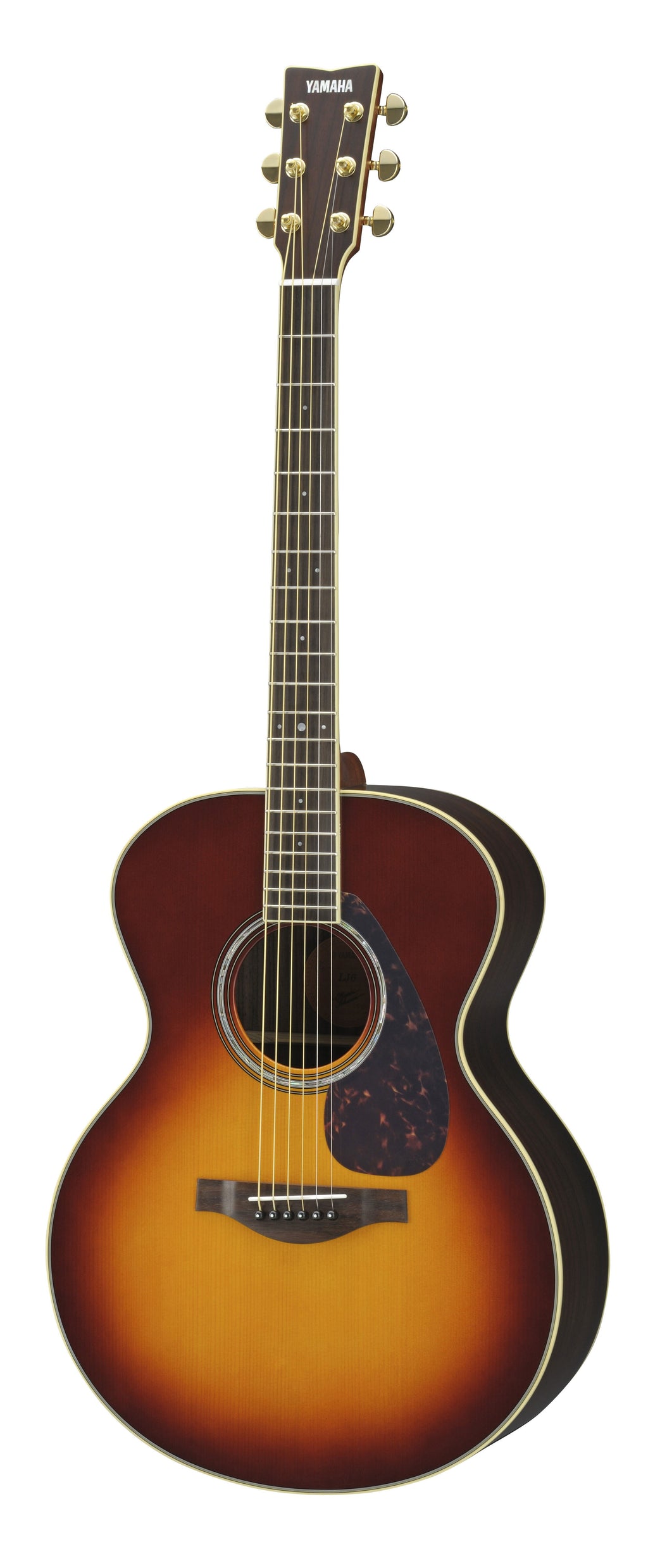 Yamaha LJ6 ARE Medium Jumbo Acoustic-Electric Guitar – Brown Sunburst Finish