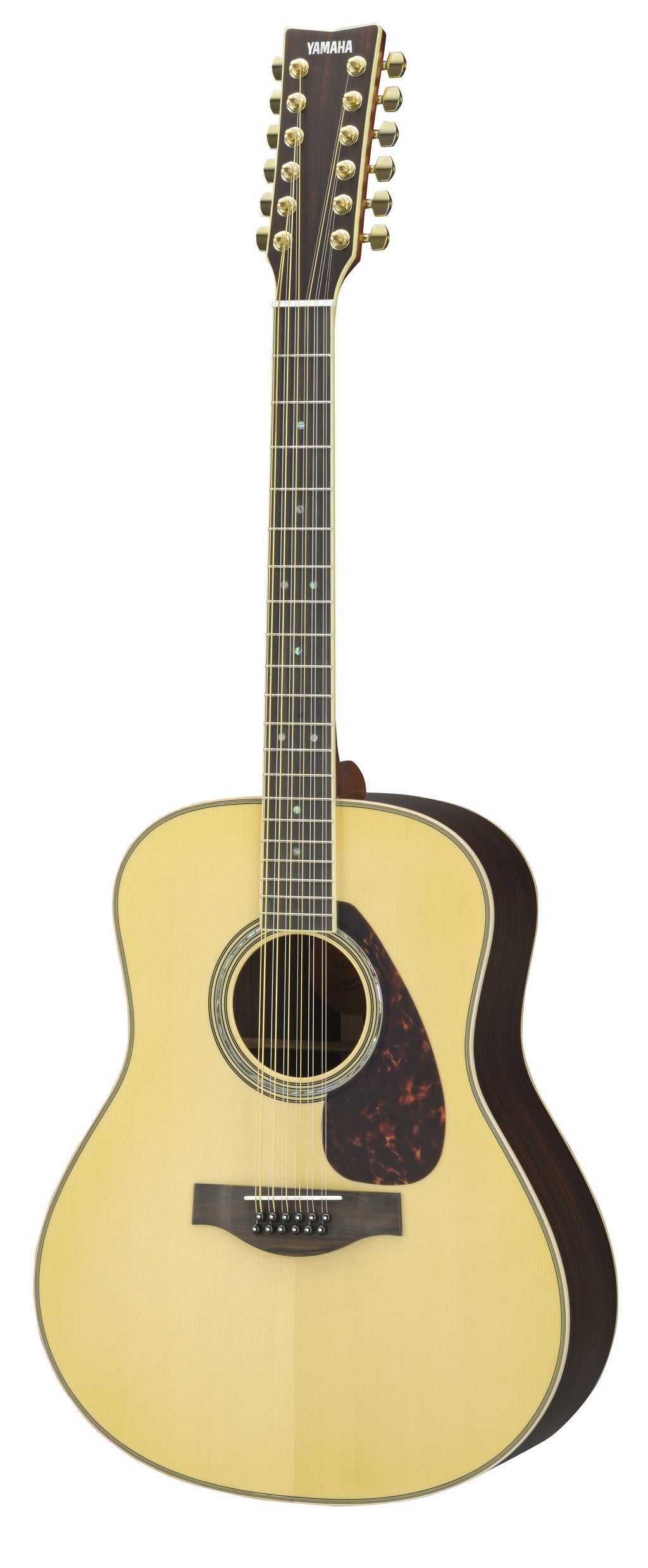 Yamaha LL16-12 ARE Original Jumbo 12-String Acoustic-Electric Guitar – Natural Finish