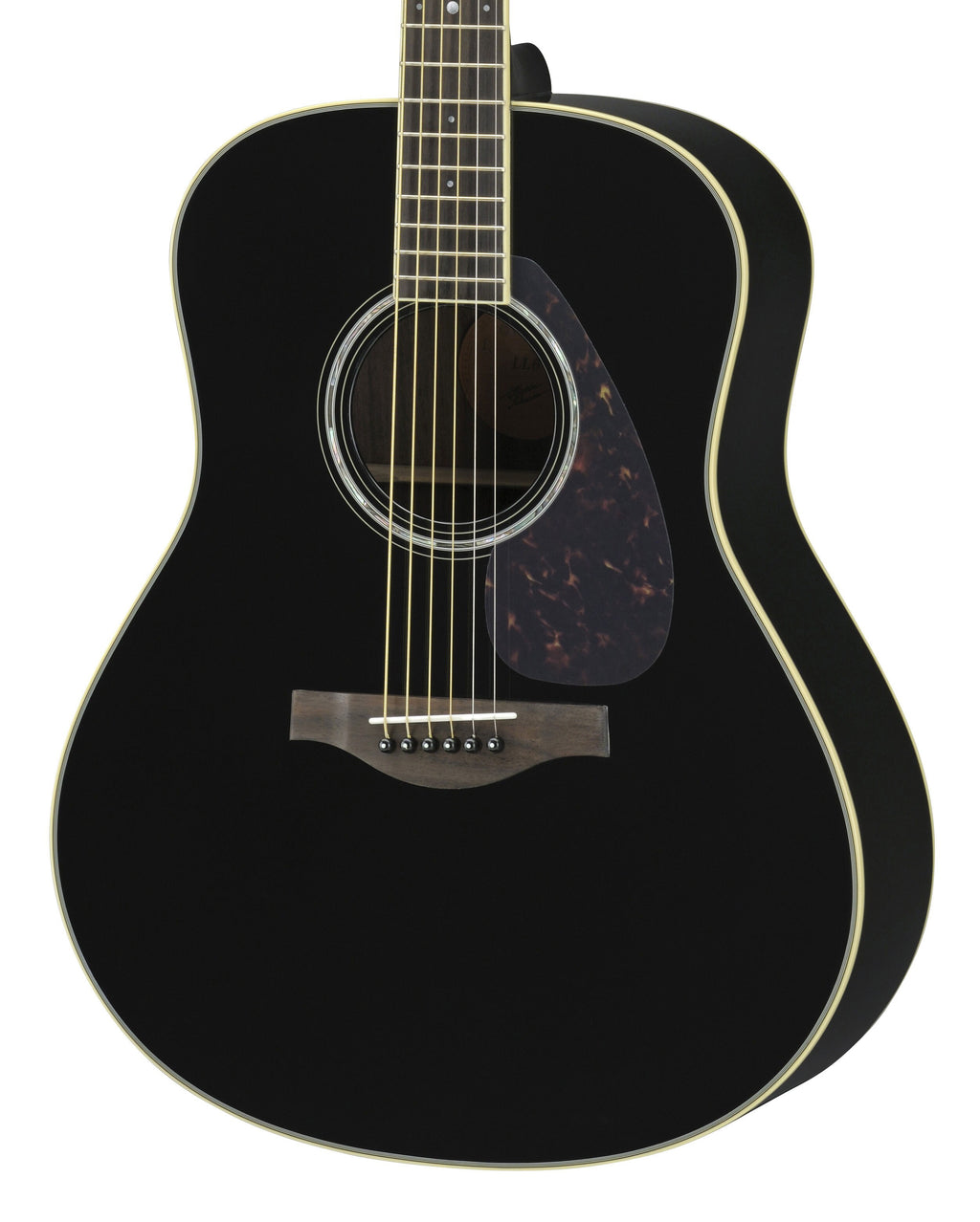 Yamaha LL6 ARE Original Jumbo Acoustic-Electric Guitar – Black Finish