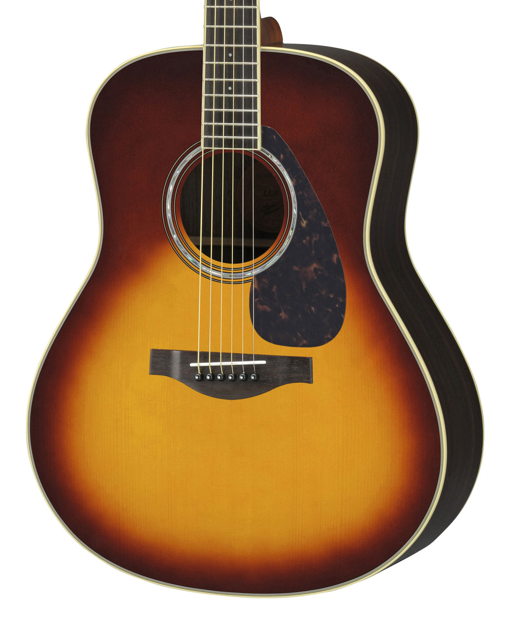 Yamaha LL6 ARE Original Jumbo Acoustic-Electric Guitar – Brown Sunburst Finish