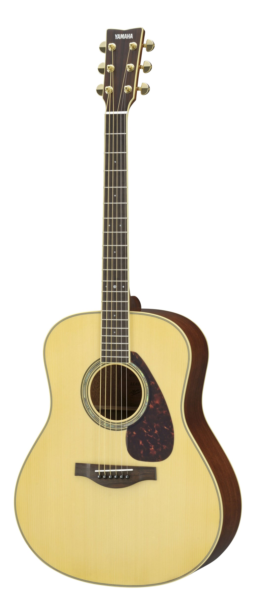 Yamaha LL6M ARE Original Jumbo Acoustic-Electric Guitar – Natural Finish