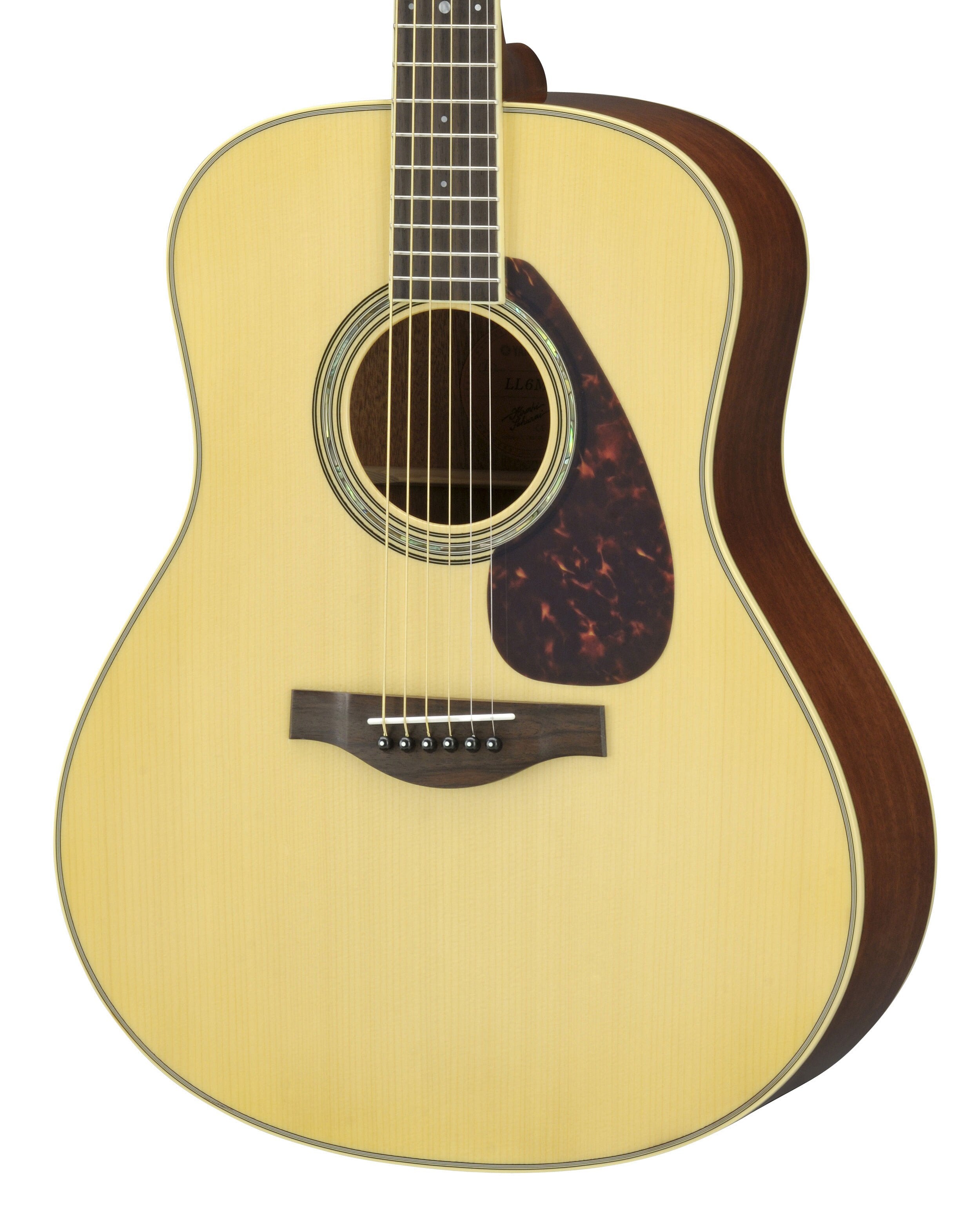Yamaha LL6M ARE Original Jumbo Acoustic-Electric Guitar – Natural Finish