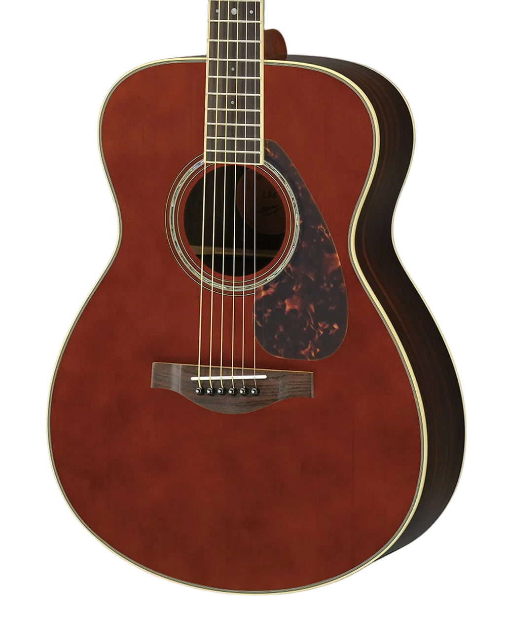 Yamaha LS6 ARE Concert Acoustic-Electric Guitar – Dark Tinted