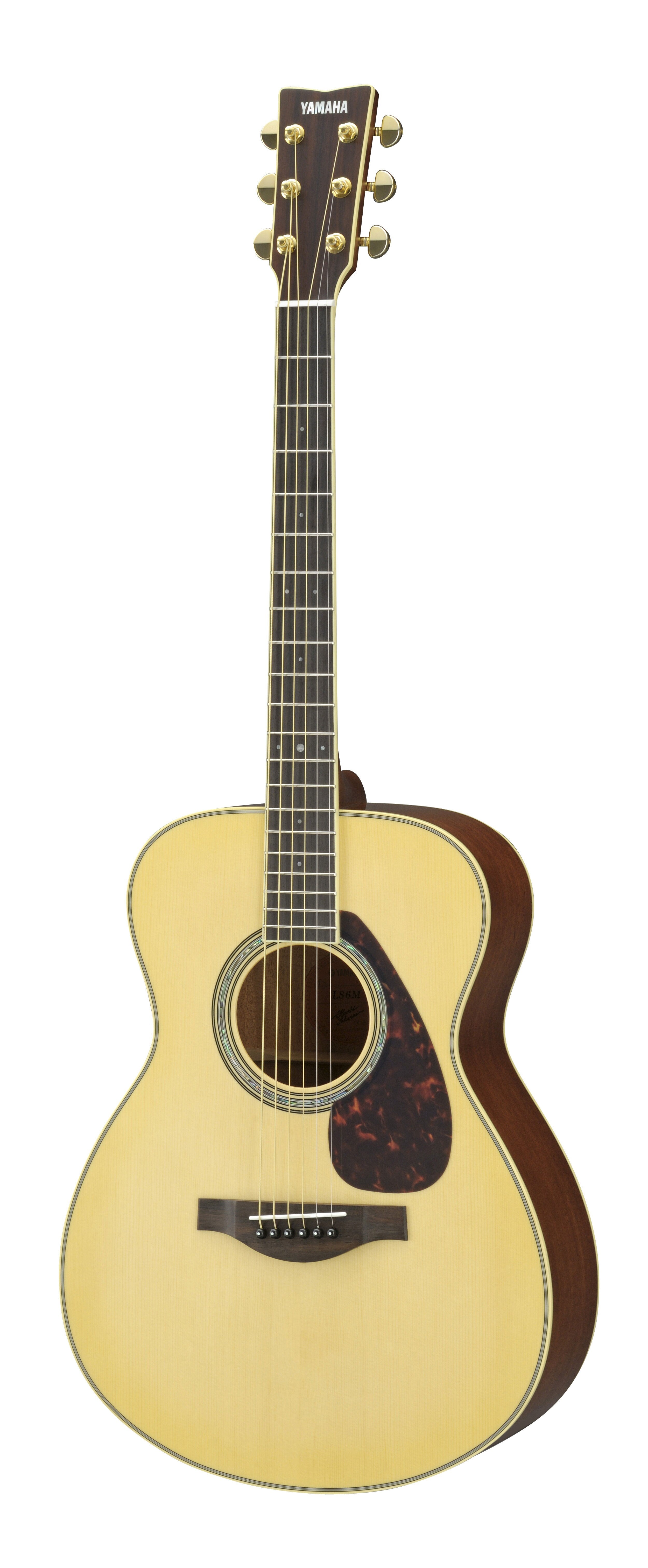 Yamaha LS6M ARE Concert Acoustic-Electric Guitar – Natural
