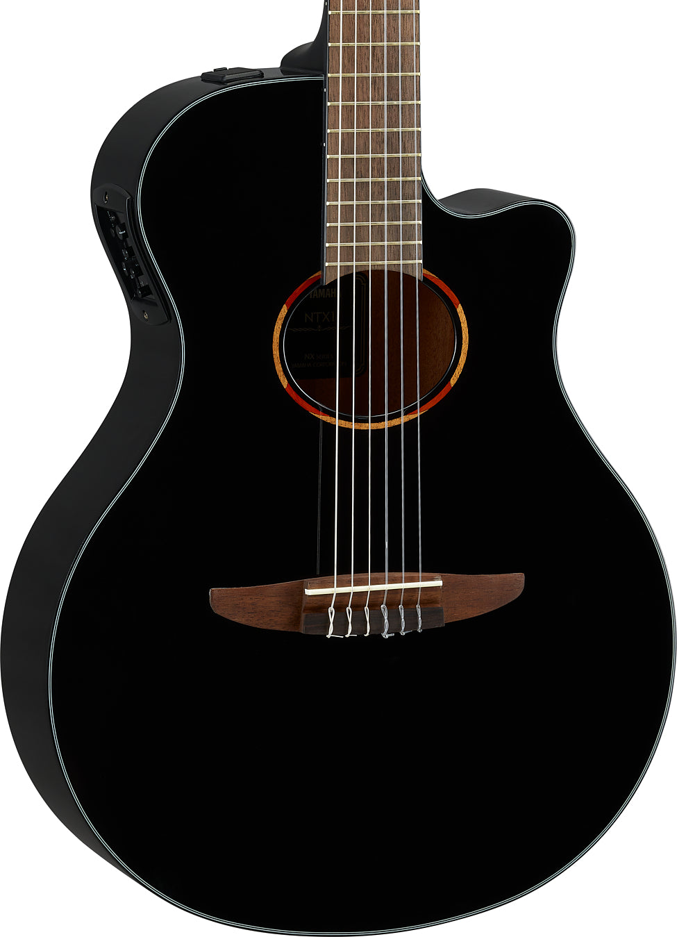 Yamaha NTX1 Black Acoustic-Electric Nylon String Guitar – Modern Crossover Feel & Stage-Ready Performance