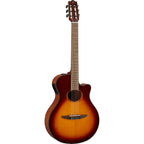 Yamaha NTX1 Brown Sunburst Acoustic-Electric Nylon String Guitar – Modern Crossover Feel & Stage-Ready Performance