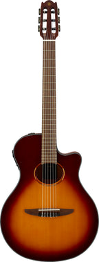 Yamaha NTX1 Brown Sunburst Acoustic-Electric Nylon String Guitar – Modern Crossover Feel & Stage-Ready Performance