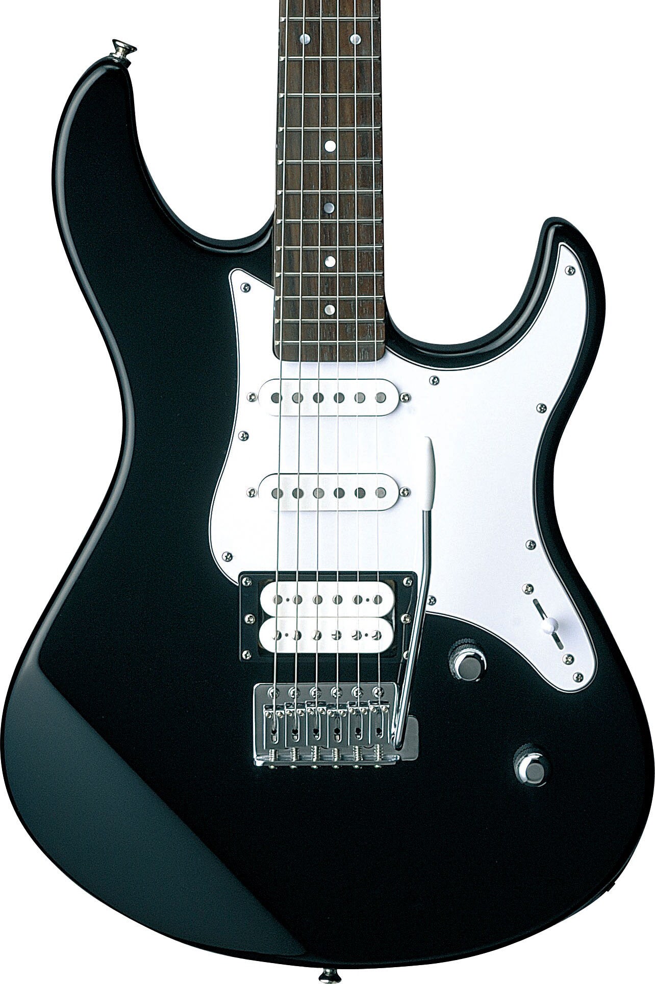 Yamaha PAC112V Black Electric Guitar – Alnico Versatility & Smooth Playability