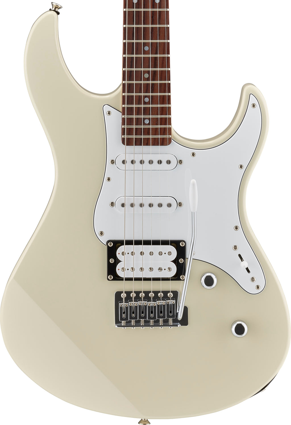 Yamaha PAC112V Vintage White Electric Guitar – Alnico Versatility & Smooth Playability