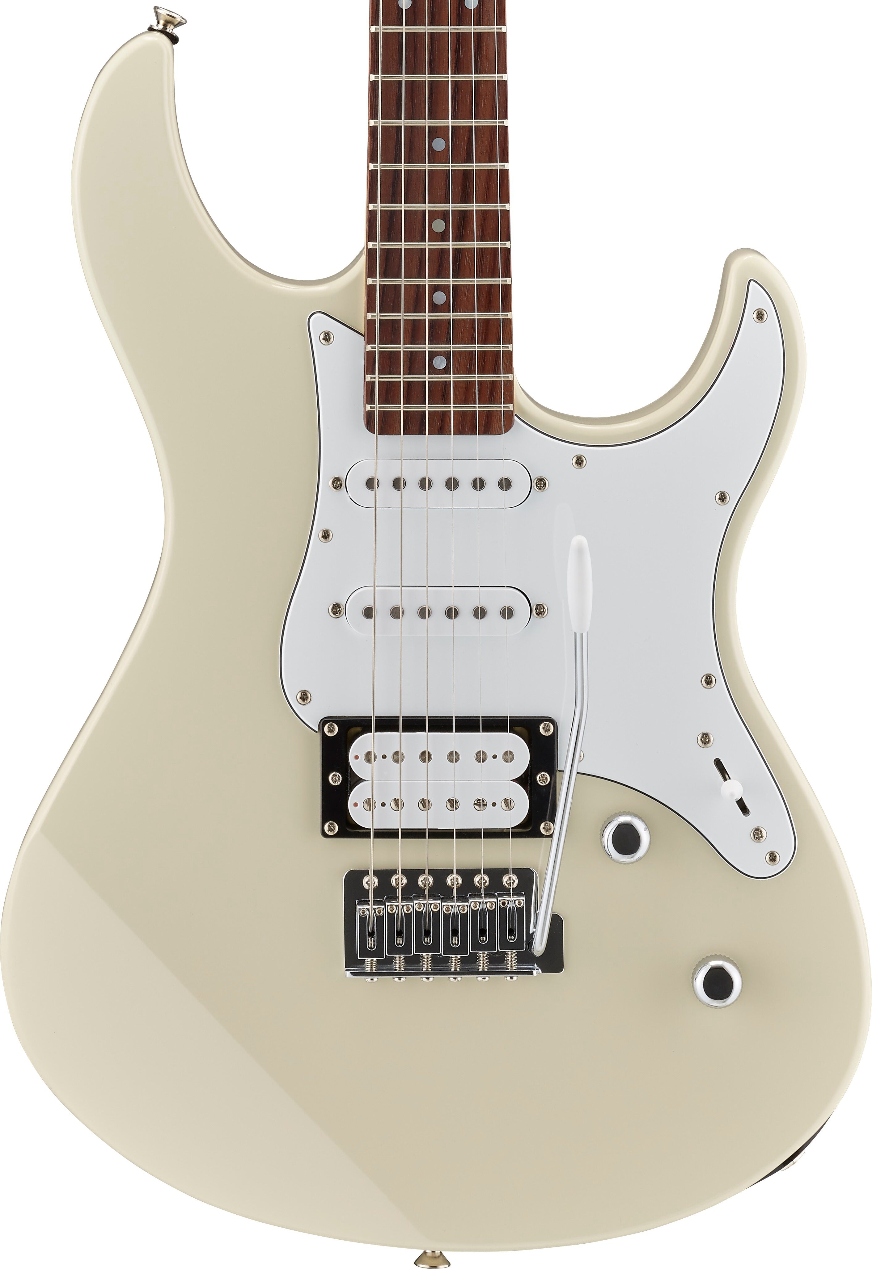 Yamaha PAC112V Vintage White Electric Guitar – Alnico Versatility & Smooth Playability