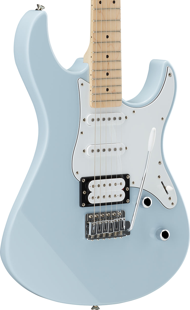 Yamaha PAC112VM Ice Blue Electric Guitar – Bright Maple Snap & Versatile HSS Tone