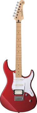 Yamaha PAC112VM Red Metallic Electric Guitar – Bright Maple Snap & Versatile HSS Tone