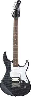 Yamaha PAC212VQM Translucent Black Electric Guitar – Quilted Maple Style & Versatile Tone