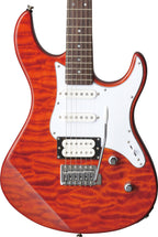 Yamaha PAC212VQM Caramel Brown Electric Guitar – Quilted Maple Style & Versatile Tone