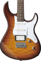 Yamaha PAC212VQM Tobacco Brown Sunburst Electric Guitar – Quilted Maple Style & Versatile Tone