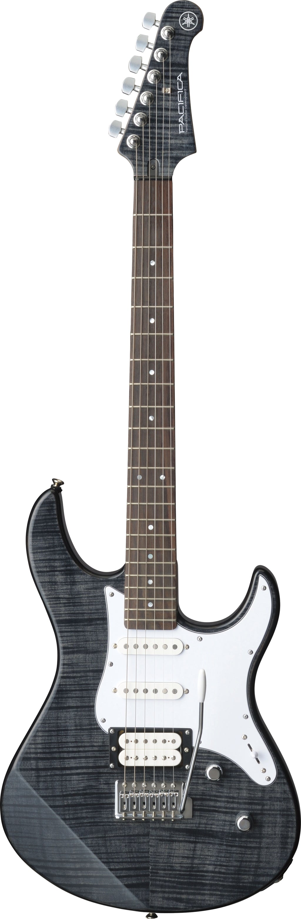 Yamaha PAC212VFM Translucent Black Electric Guitar – Flame Maple Style & Versatile Tone