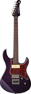 Yamaha PAC611HFM Translucent Purple Electric Guitar – P90 Clarity & Seymour Duncan Power