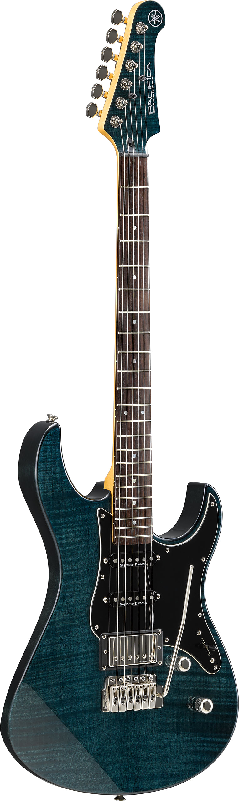 Yamaha PAC612VIIFM Indigo Blue Electric Guitar – Seymour Duncan Flexibility & Precision Tremolo Control