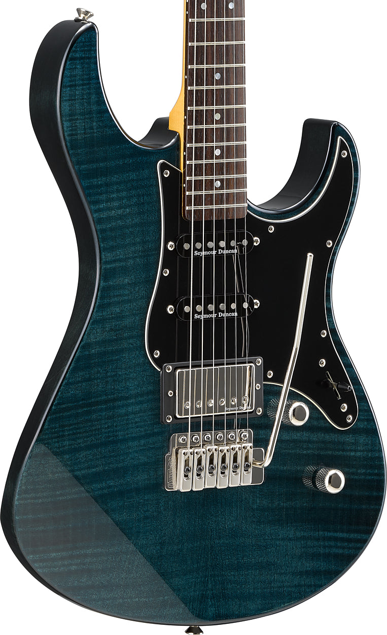 Yamaha PAC612VIIFM Indigo Blue Electric Guitar – Seymour Duncan Flexibility & Precision Tremolo Control
