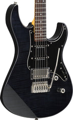 Yamaha PAC612VIIFM Translucent Black Electric Guitar – Seymour Duncan Flexibility & Precision Tremolo Control