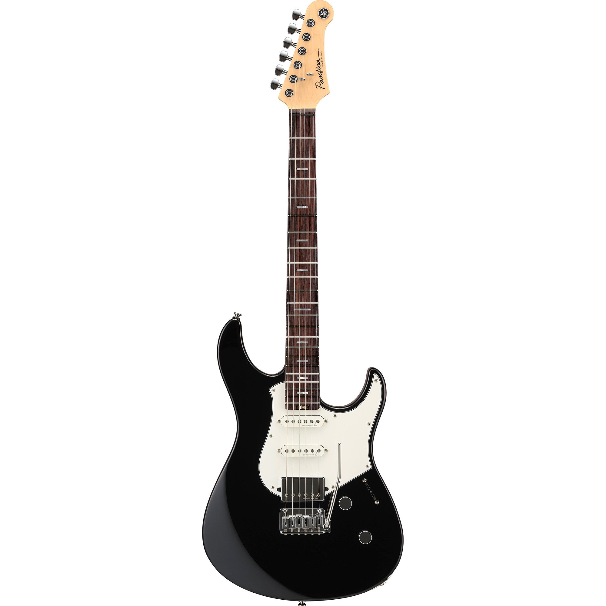 Yamaha PACS+12 Black Electric Guitar – Reflectone Clarity & HSS Flexibility