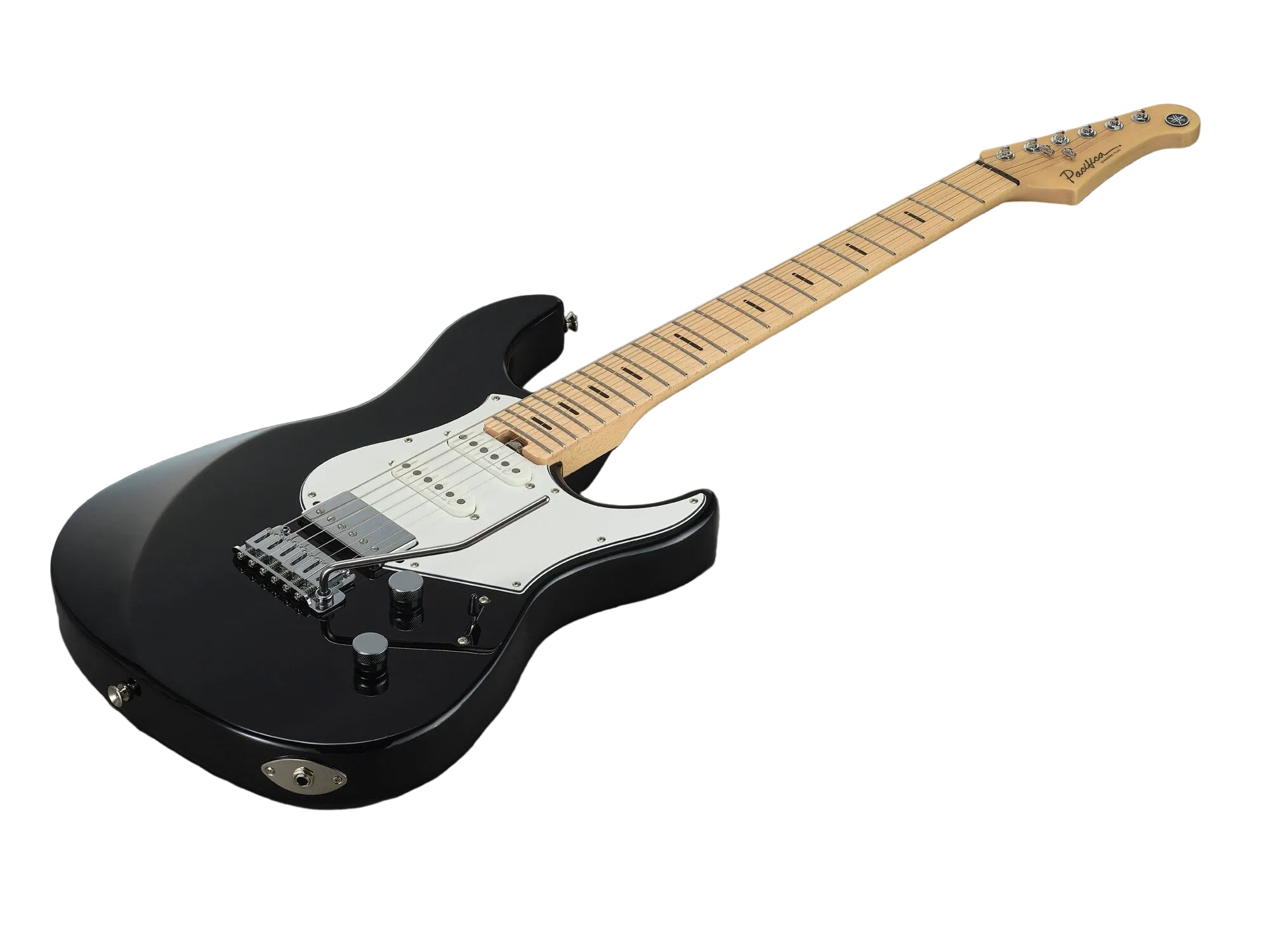 Yamaha PACS+12M Black Electric Guitar – Reflectone Clarity & Maple Snap