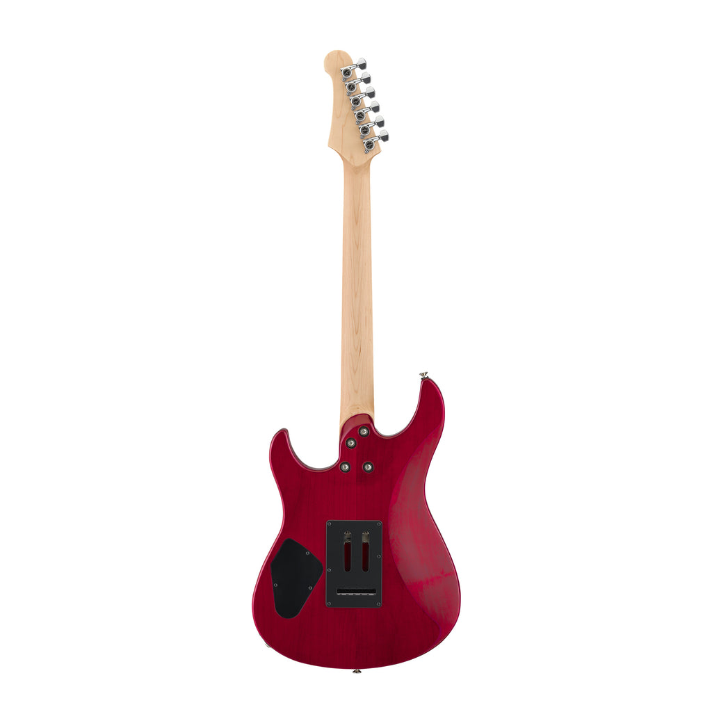 Yamaha PACS+12 Fired Red Electric Guitar – Reflectone Clarity & HSS Flexibility