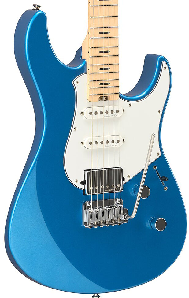Yamaha PACS+12M Sparkle Blue Electric Guitar – Reflectone Clarity & Maple Snap