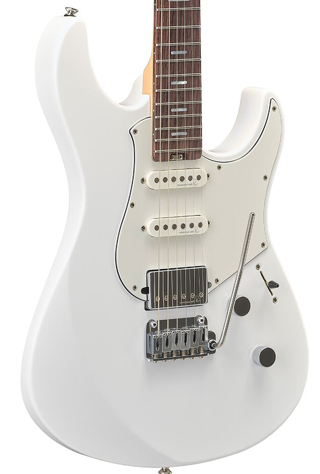 Yamaha PACS+12 Shell White Electric Guitar – Reflectone Clarity & HSS Flexibility
