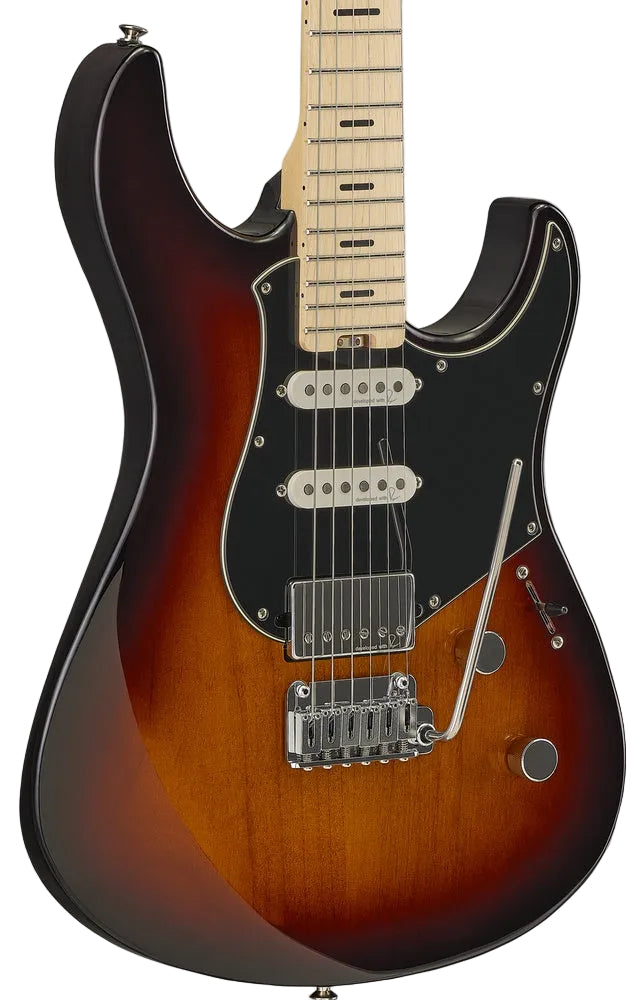 Yamaha PACS+12M Tobacco Brown Sunburst Electric Guitar – Reflectone Clarity & Maple Snap