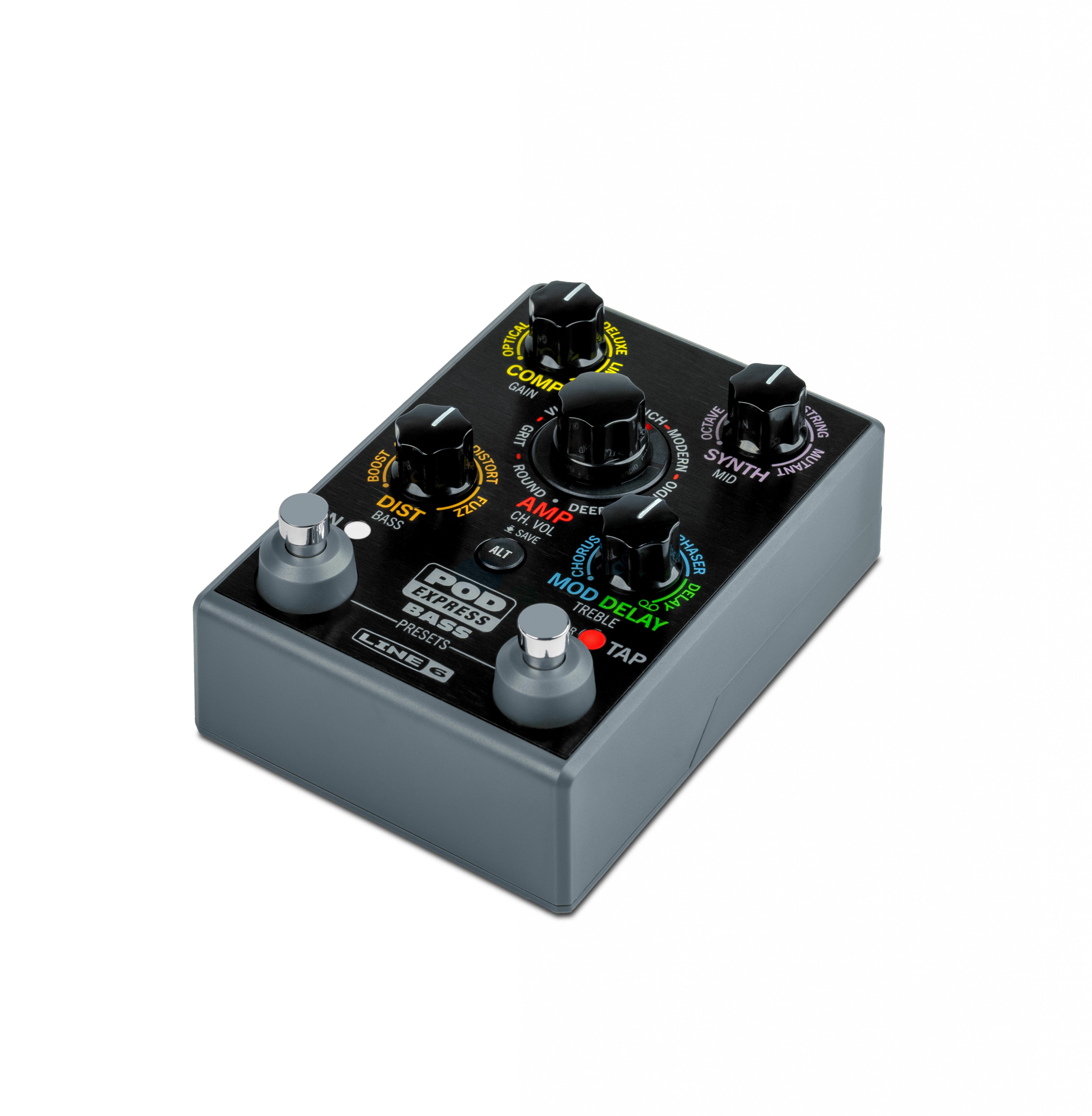 Line 6 POD Express Bass – Ultra-Portable Bass Processor with HX-Derived Tones