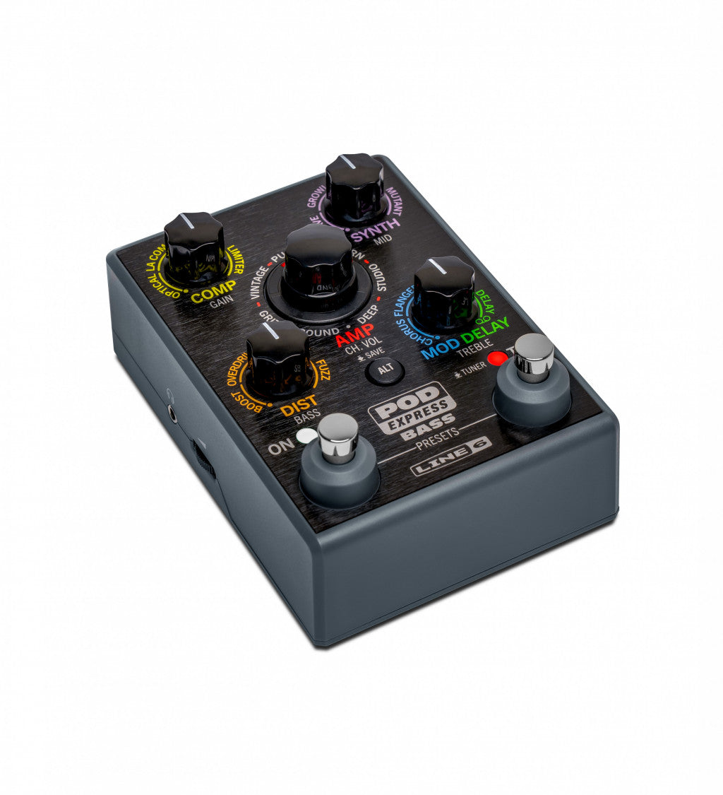 Line 6 POD Express Bass – Ultra-Portable Bass Processor with HX-Derived Tones