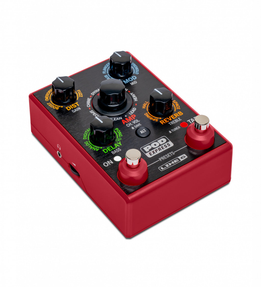 Line 6 POD Express Guitar – Ultra-Portable Guitar Processor with HX-Derived Tones
