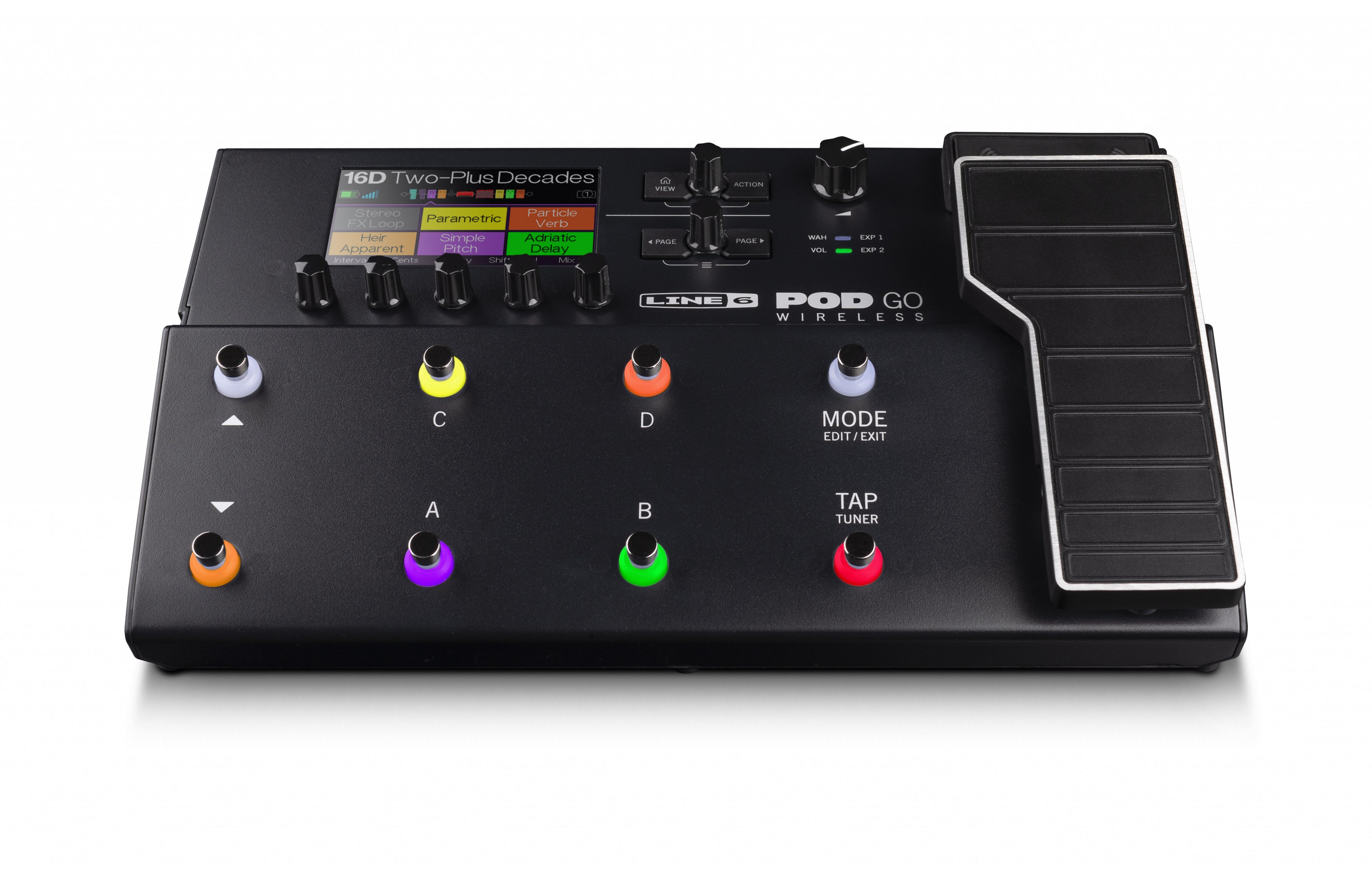 Line 6 POD Go Wireless Guitar Processor – HX Tone with Built-In Wireless Freedom