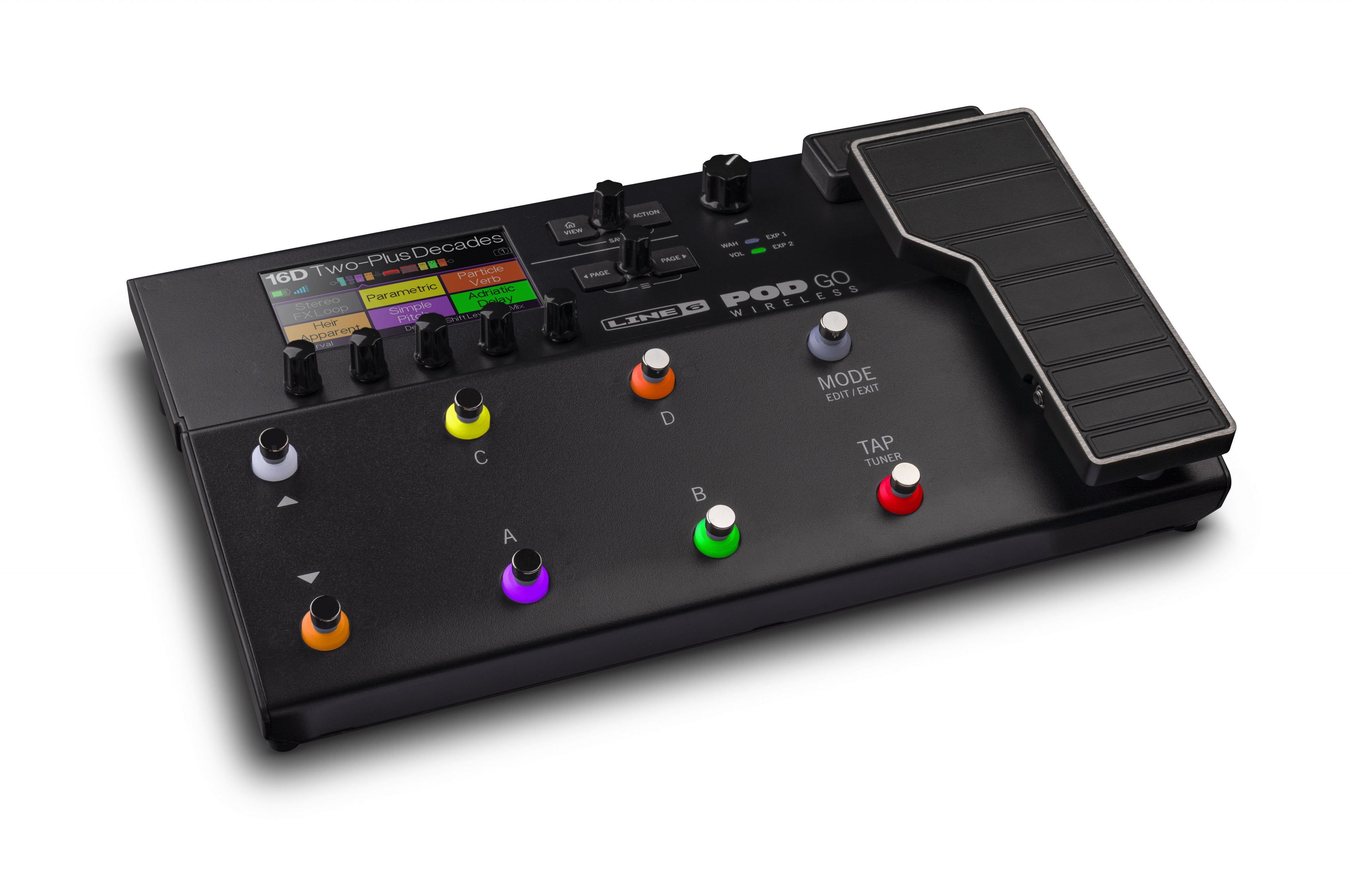 Line 6 POD Go Wireless Guitar Processor – HX Tone with Built-In Wireless Freedom