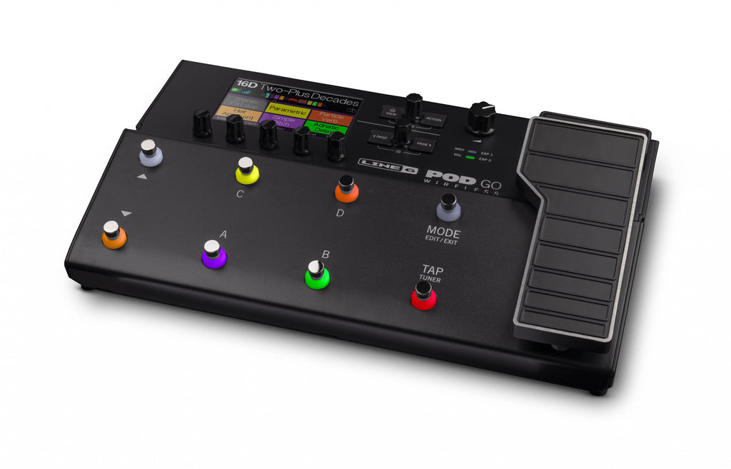 Line 6 POD Go Wireless Guitar Processor – HX Tone with Built-In Wireless Freedom