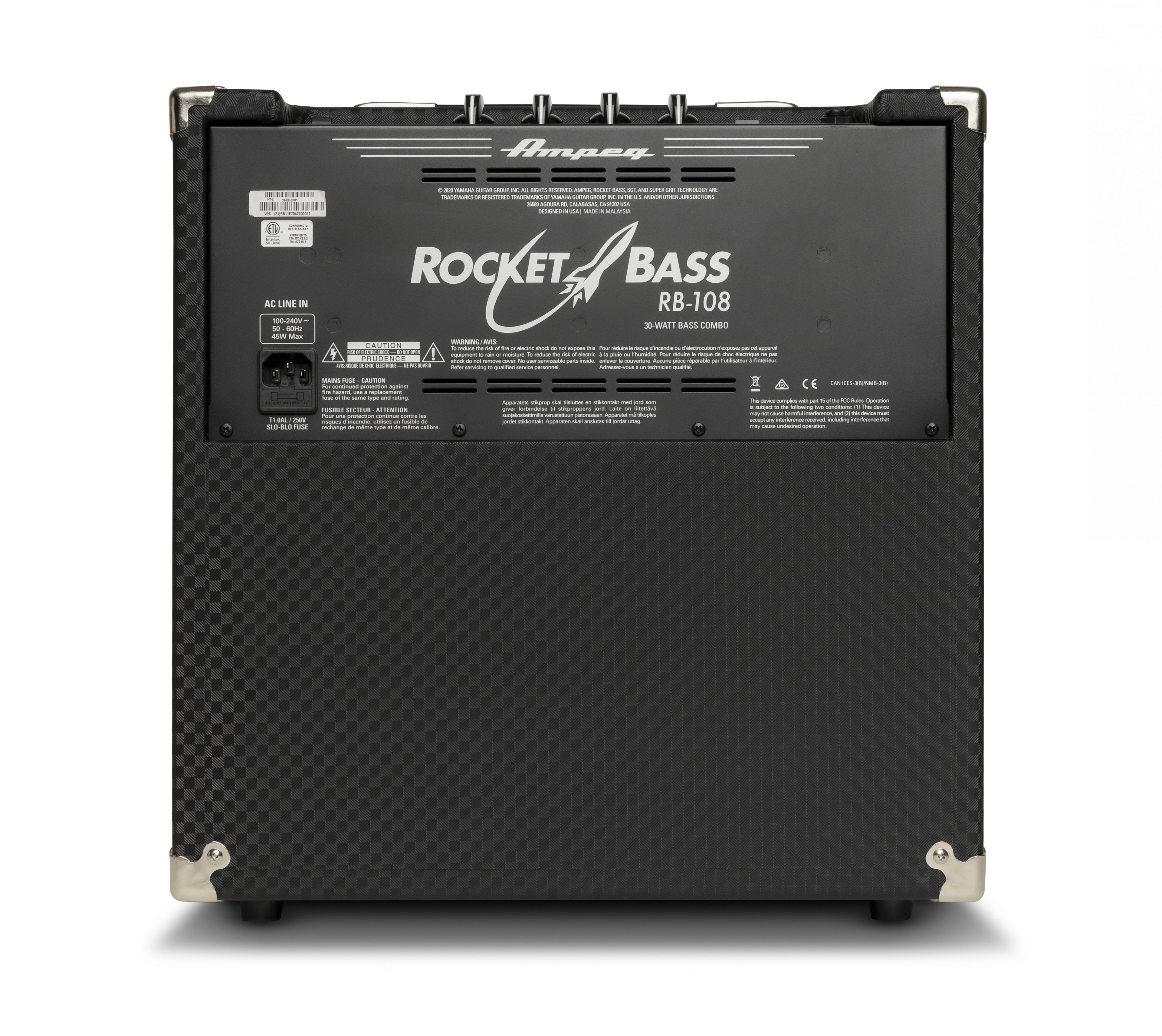 Ampeg RB-108 Rocket Bass Combo Amplifier