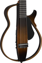 Yamaha SLG200N Tobacco Brown Sunburst Silent Guitar – Quiet Nylon-String Practice & Travel Performance